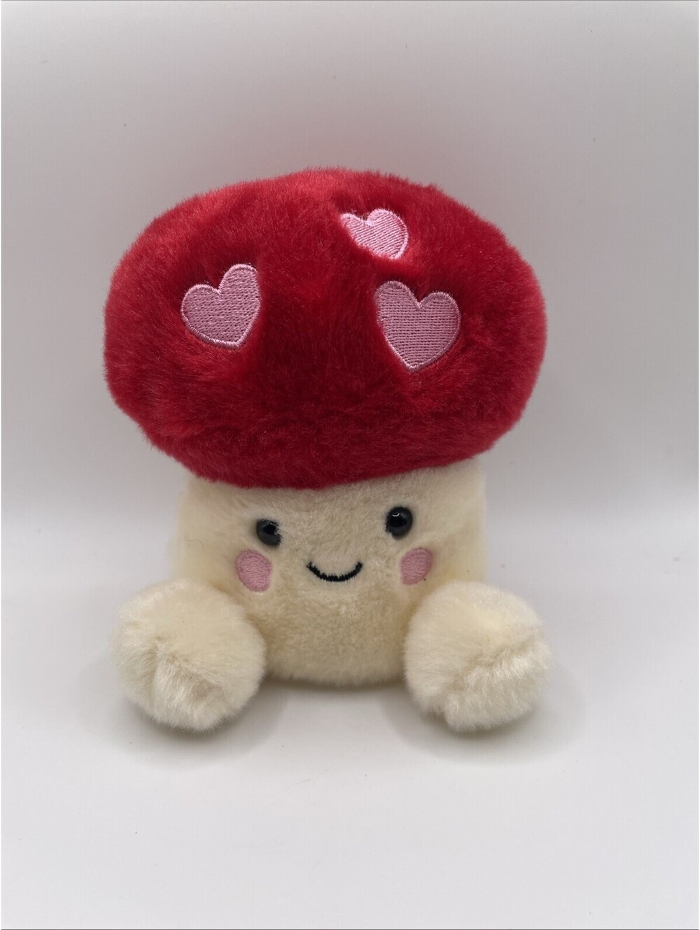 Aurora Palm Pal Aislyn Heart Mushroom Plush 5” Seasonal